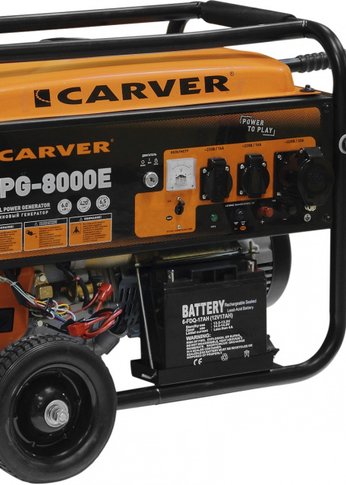 Генератор Carver PPG- 8000Е 6.5кВт