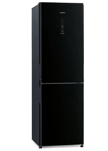 Холодильник Hitachi R-BG410PUC6X GBK черный, инвертер (двухкамерный)