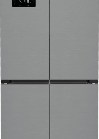 Холодильник Hotpoint HFP4 625I X нержавеющая сталь, трехкамерный (Side-by-Side)