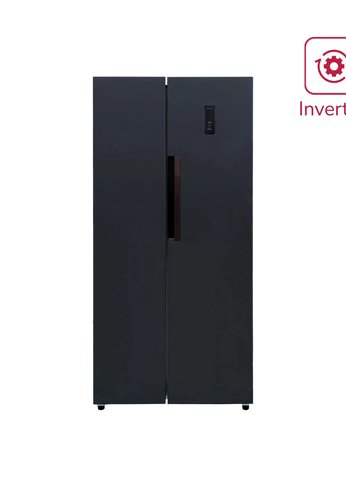 Холодильник LEX LSB520BlID Side-by-Side, No Frost, инверторный, черный метал