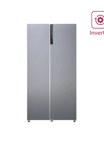 Холодильник LEX LSB530DsID Side-by-Side, No Frost, инверторный, темно-серебристый