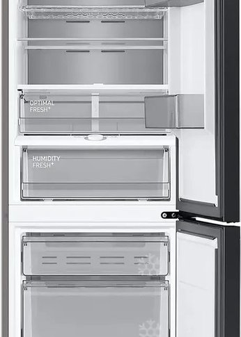 Холодильник Samsung RB34C7B5E12/EF 2-хкамерн. белый стекло