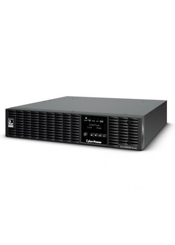 ИБП CyberPower OL1000ERTXL2U, Rackmount, Online, 1000VA/900W, 8 IEC-320 С13 розеток, USB&Serial, RJ11/RJ45, SNMPslot, LCD дисплей, Black, 0.5х0.6х0.2