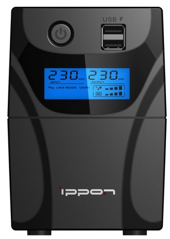 ИБП Ippon Back Power Pro II 600 360Вт 600ВА черный