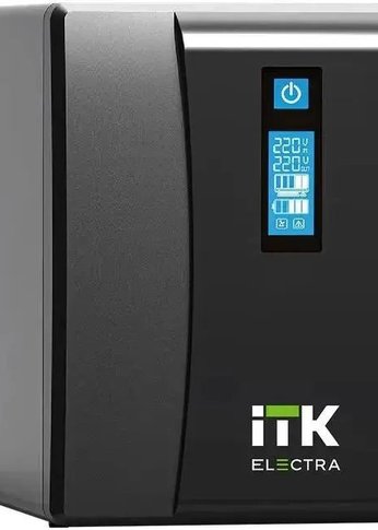 ИБП ITK Electra EET-1200VA-1-002 720Вт 1200ВА черный