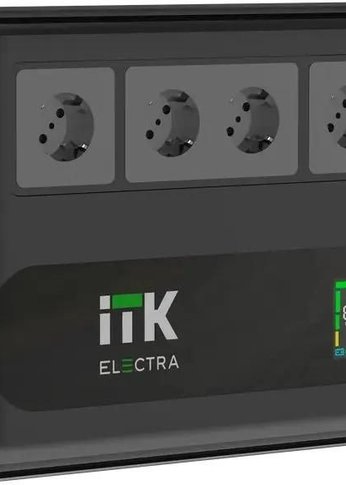 ИБП ITK Electra ELT5-1000VA-1-001 600Вт 1000ВА черный