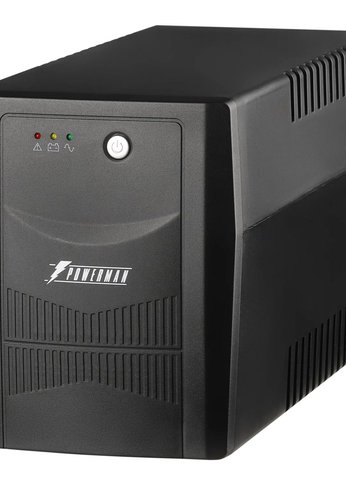 ИБП Powerman Back Pro 2000, линейно-интерактивный, 2000ВА, 1200Вт,  2 евророзетки с резервным питанием, батарея 12В 9Ач 2 шт.,  380мм х 101мм х142мм,