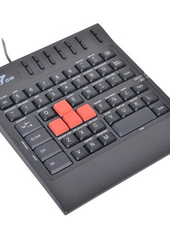 Игровой блок A4Tech X7-G100 черный USB Multimedia for gamer