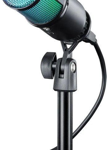 Игровой стрим микрофон Defender Glow GMC 400 USB, провод 1.3 м