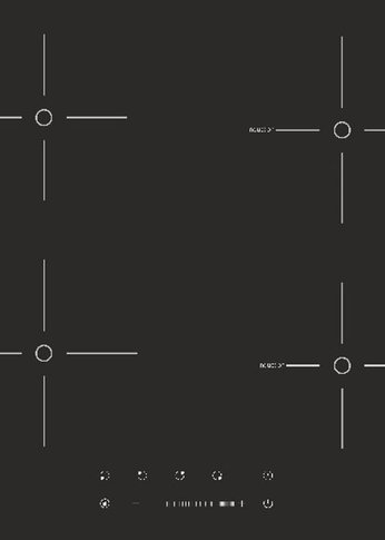 Индукционная варочная панель Darina PL EI313 B черный