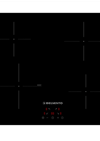 Индукционная варочная панель Delvento V60I74S100 черный