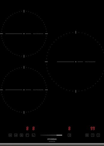 Индукционная варочная панель Hyundai HHI 4751 BG черный
