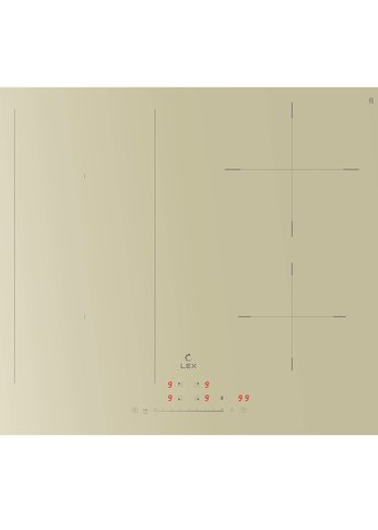 Индукционная варочная панель Lex EVI 641A IV слоновая кость