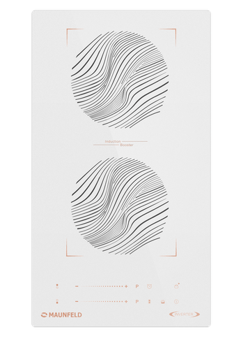 Индукционная варочная панель Maunfeld CVI292S2BWHF Inverter белый