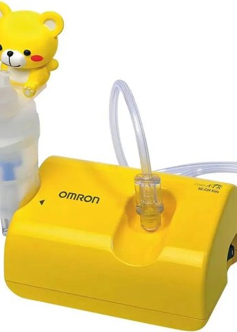 Ингалятор Omron NE-C24 Kids (NE-C801S-KDRU) компрессорный стационарный желтый