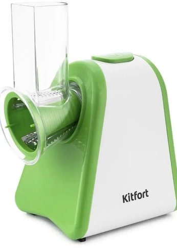 Измельчитель Kitfort КТ-1385 200Вт белый/зеленый