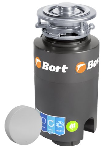 Измельчитель пищевых отходов Bort TITAN 4000 (Control), 93410242, 390Вт., 1310мл.