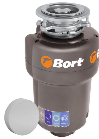 Измельчитель пищевых отходов Bort TITAN 5000 Control 0.75л.с. 560 Вт 5 2 кг/мин 3200 об/мин 1400 мл набор аксессуаров 5 ш 93410259