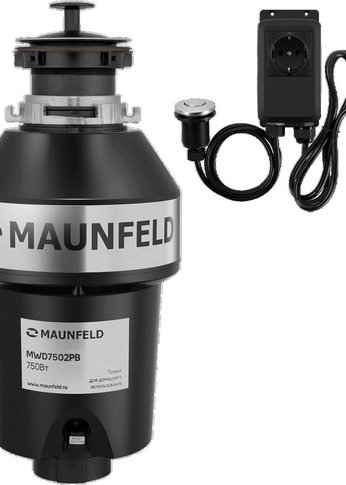 Измельчитель пищевых отходов Maunfeld MWD7502PB с пневмокнопкой