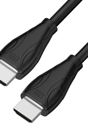 Кабель 4PH 0.5m HDMI v2.1 черный, Ultra HD 8K 60Hz, 4K 144Hz, 48 Гбит/с, 3D, 4PH-R90153