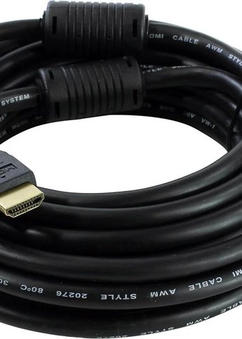 Кабель 5bites APC-014-075  HDMI M / HDMI M V1.4b, высокоскоростной, ethernet+3D, зол.разъемы, ферр.кольца, 7.5м.