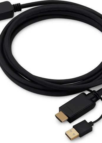 Кабель аудио-видео Buro HDMI (m)/DisplayPort (m) 3м. Позолоченные контакты черный (HDMI-DP-3M)