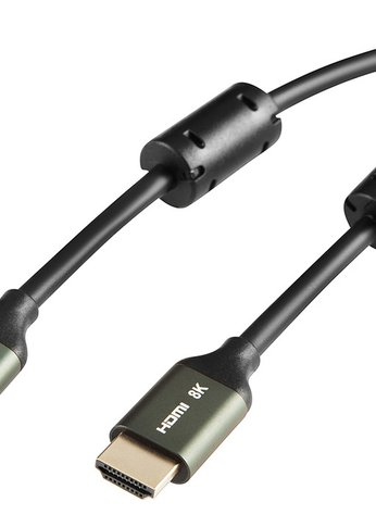 Кабель аудио-видео Buro HDMI (m)/HDMI (m) 1м. феррит.кольца Позолоченные контакты черный (BHP-HDMI-2.1-1G)