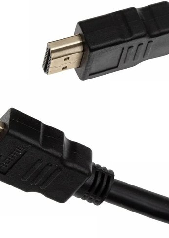 Кабель аудио-видео Cactus CS-HDMI.1.4-1 HDMI (m)/HDMI (m) 1м. Позолоченные контакты черный