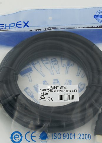 Кабель аудио-видео HDMI (m)/HDMI (m) 5м. черный