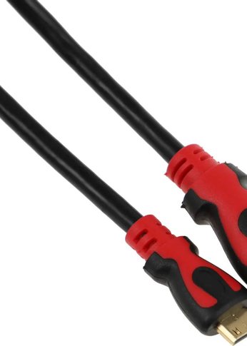Кабель аудио-видео HDMI (m)/Mini HDMI (m) 2м. феррит.кольца черный
