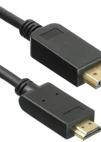 Кабель аудио-видео KingPrice KP-DP1.1-HD1.4-1.5m DisplayPort (m)/HDMI (m) 1.5м. позолоч.конт. черный