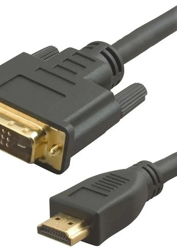 Кабель аудио-видео Lazco WH-141 HDMI (m)/DVI-D(m) 20м. Позолоченные контакты черный (WH-141(20M))