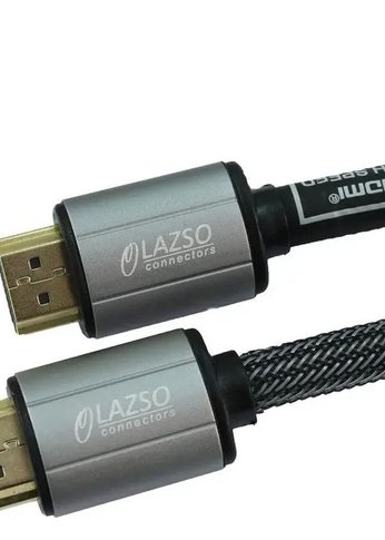 Кабель аудио-видео Lazso WH-111-B HDMI (m)/HDMI (m) 3м. Позолоченные контакты черный (WH-111(3M)-B)