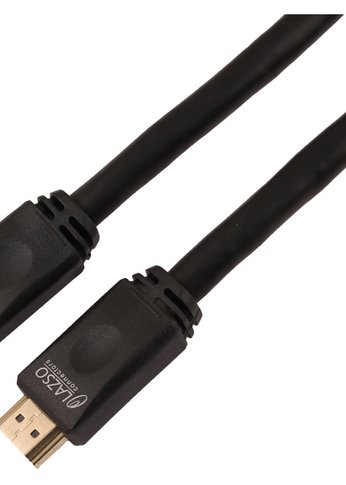 Кабель аудио-видео Lazso WH-111 HDMI (m)/HDMI (m) 15м. Позолоченные контакты черный (WH-111(15M))