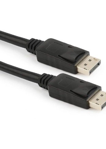 Кабель Bion DisplayPort v1.2, 20M/20M, 3840x2160, экран, 1,8м, черный [BXP-CC-DP-018]