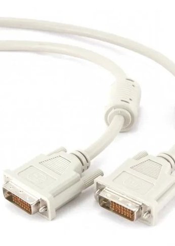 Кабель Bion DVI-D dual link 25M/25M, экран, ферритовые кольца, 1.8м [BXP-CC-DVI2-018]