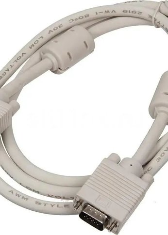 Кабель Buro CAB016S-06 VGA (m) VGA (m) 1.8м феррит.кольца серый