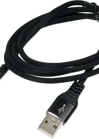 Кабель Digma MICROUSB-1.2M-BRAIDED-BLK USB (m)-micro USB (m) 1.2м черный