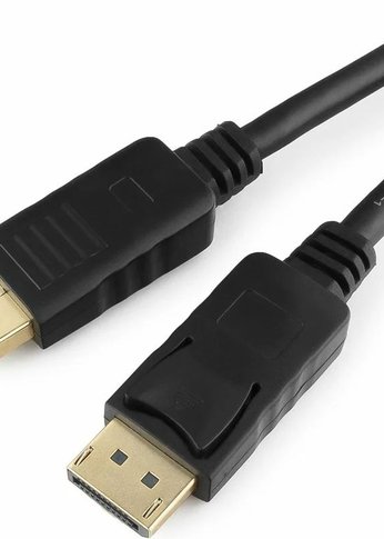 Кабель DisplayPort Gembird, 1.8м, 20M/20M, черный, экран, пакет [CC-DP-6]