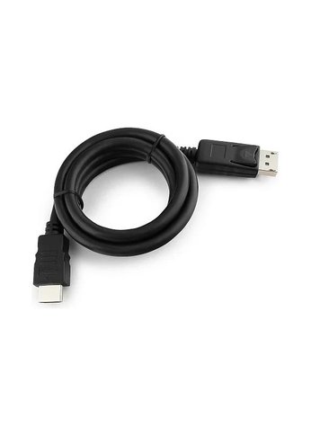 Кабель DisplayPort-HDMI Gembird/Cablexpert  1м, 20M/19M, черный, экран, пакет(CC-DP-HDMI-1M)