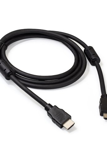 Кабель Exegate EX287723RUS HDMI ExeGate EX-CC-HDMI2-1.8F (19M/19M, v2.0, 1,8м, 4K UHD, Ethernet, ферритовые кольца, позолоченные контакты)