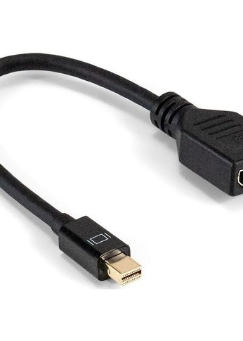 Кабель Exegate EX294716RUS miniDisplayPort-DisplayPort ExeGate EX-CC-mDPM-DPF-0.15 (mini20M/20M, 0,15м)