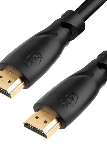 Кабель GCR HDMI(m) -- HDMI(m) 4K 0.5м черный (GCR-HM310-0.5m)