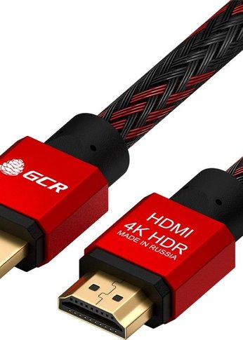 Кабель Greenconnect 2.0m HDMI версия 2.0, HDR 4:2:2, Ultra HD, 4K 60 fps 60Hz/5K*30Hz, 3D, AUDIO, 18.0 Гбит/с, 28/28 AWG, OD7.3mm, тройной экран, BIC