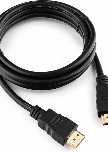 Кабель HDMI Gembird, 1.8м, v2.0, 19M/19M, черный, позол.разъемы, экран, пакет [CC-HDMI4-6]