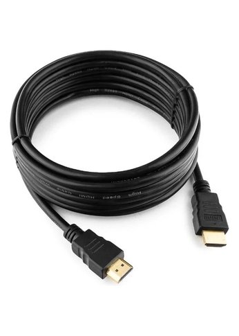 Кабель HDMI Gembird, 4.5м, v1.4, 19M/19M, черный, позол.разъемы, экран, пакет [CC-HDMI4-15]