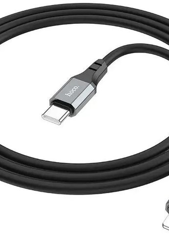 Кабель Hoco X86 iP Spear PD X86 IP USB Type-C (m)-Lightning (m) 1м черный коробка