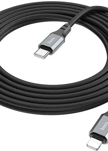 Кабель Hoco X92 Honest PD USB Type-C (m)-Lightning (m) 3м черный коробка