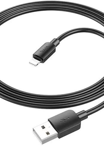 Кабель Hoco X96 Hyper iP USB (m)-Lightning (m) 1м черный коробка