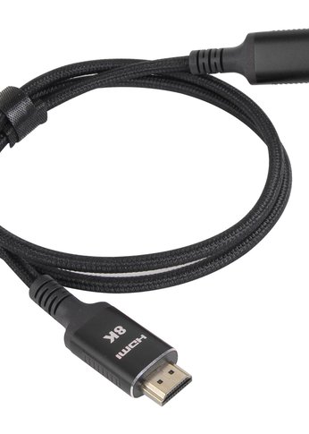 Кабель iOpen HDMI 19M/M,ver. 2.1 8KX60Hz (Econom) оплетка 1.5m <ACG859B-1.5>